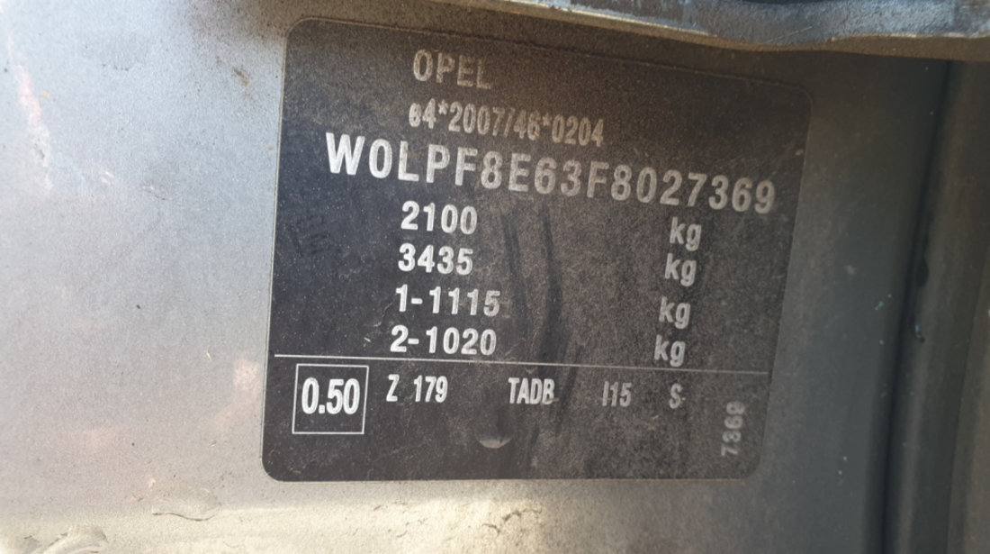 Motor Ambielat Fara Anexe 1.6 CDTI B16DTL B16DTH Opel Mokka 2015 - 2019 [C3160