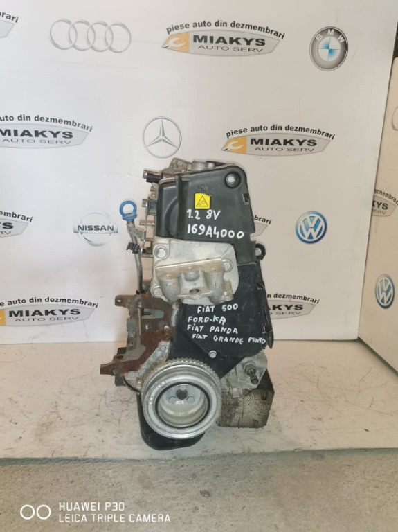 Motor ambielat FIAT PANDA / 1.2 Benzina / 8Valve / Euro 5 / An 2010 - Prezent / COD - 169A4000
