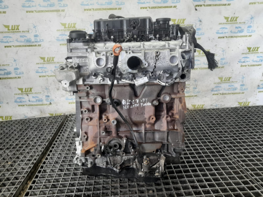 Motor complet fara anexe 2.2 hdi 4H03 18.000km semi-baie fisurata si ureche rupta euro6 Peugeot Boxer 2 Typ250 [2nd facelift] [2015 - 2020] 2.2 hdi 4h03