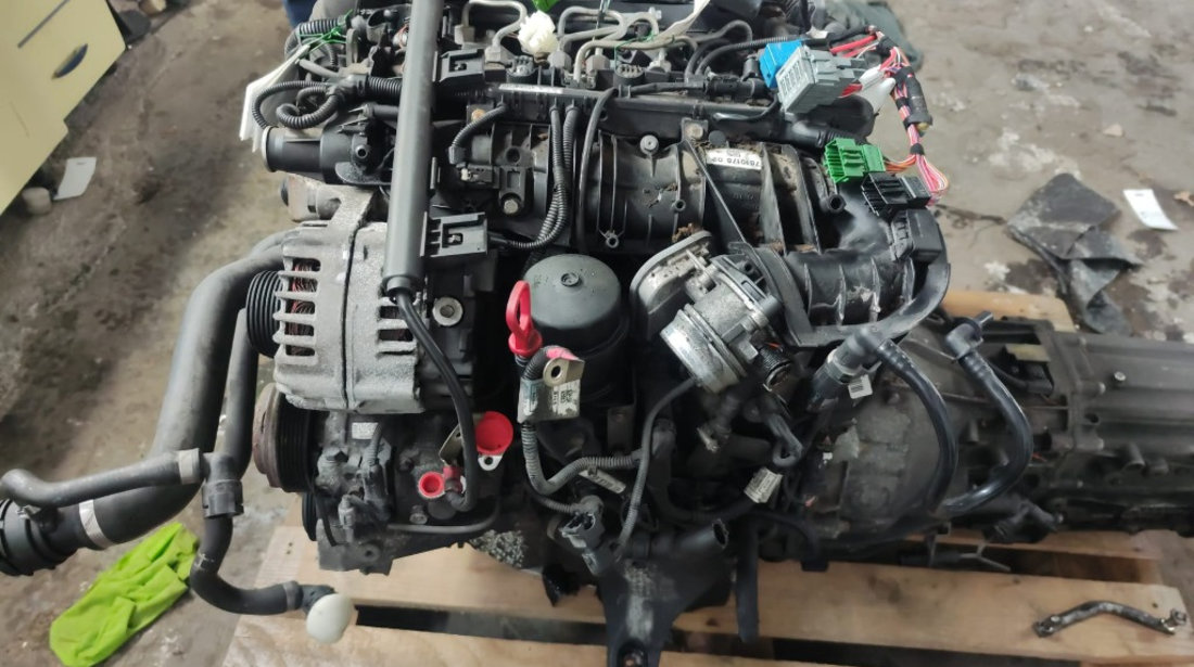 Motor complet fara anexe BMW E87 E81 2.0 TDI 177 Cp / 130 Kw cod motor N47-D20A ,transmisie manuala,an 2008