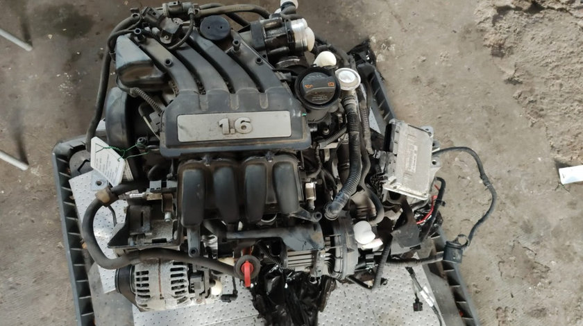 Motor complet fara anexe Vw Golf 6 1.6MPI 102 Cp/75 KW cod motor CCSA ,transmisie manuala 5+1 cod LUN, an 2010