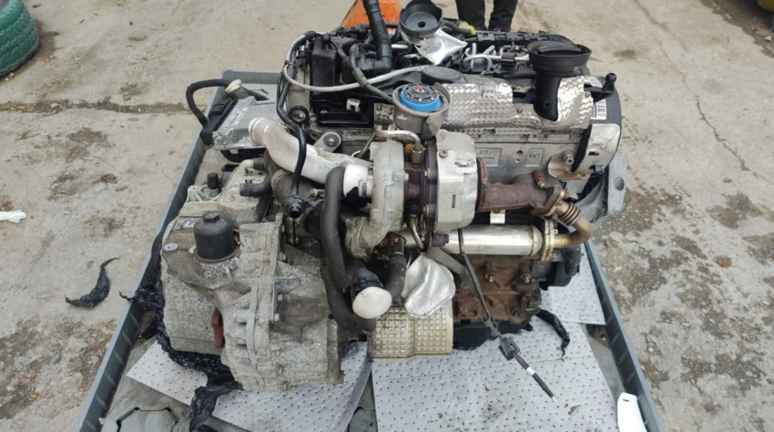 Motor complet fara anexe Vw Passat B6 2.0 TDI 170 Cp / 125 KW cod motor CBBB ,transmisie automata cod LQT