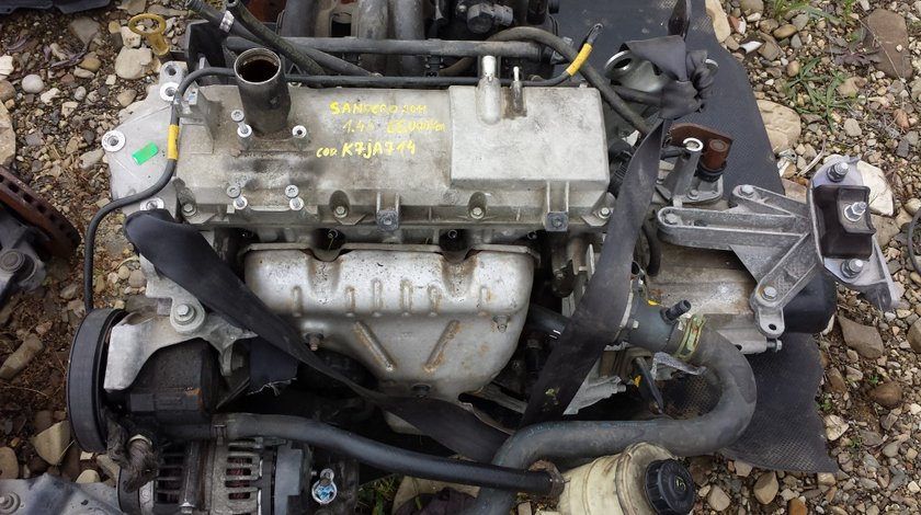 Motor Dacia Sandero Logan Lodgy 1.4 benz cod K7J A714 rulaj 65000 km
