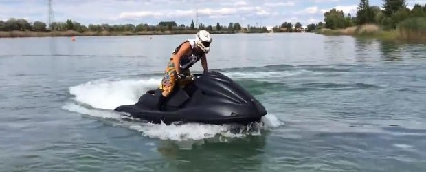 Motor de Suzuki Hayabusa turbo + Jet Ski = viteza infernala pe apa