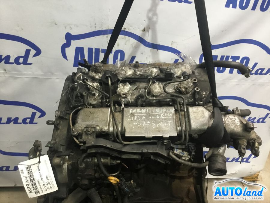 Motor Diesel 1cdftv 2.0 D-4d /1cd Toyota COROLLA Verso E12J 2001-2004