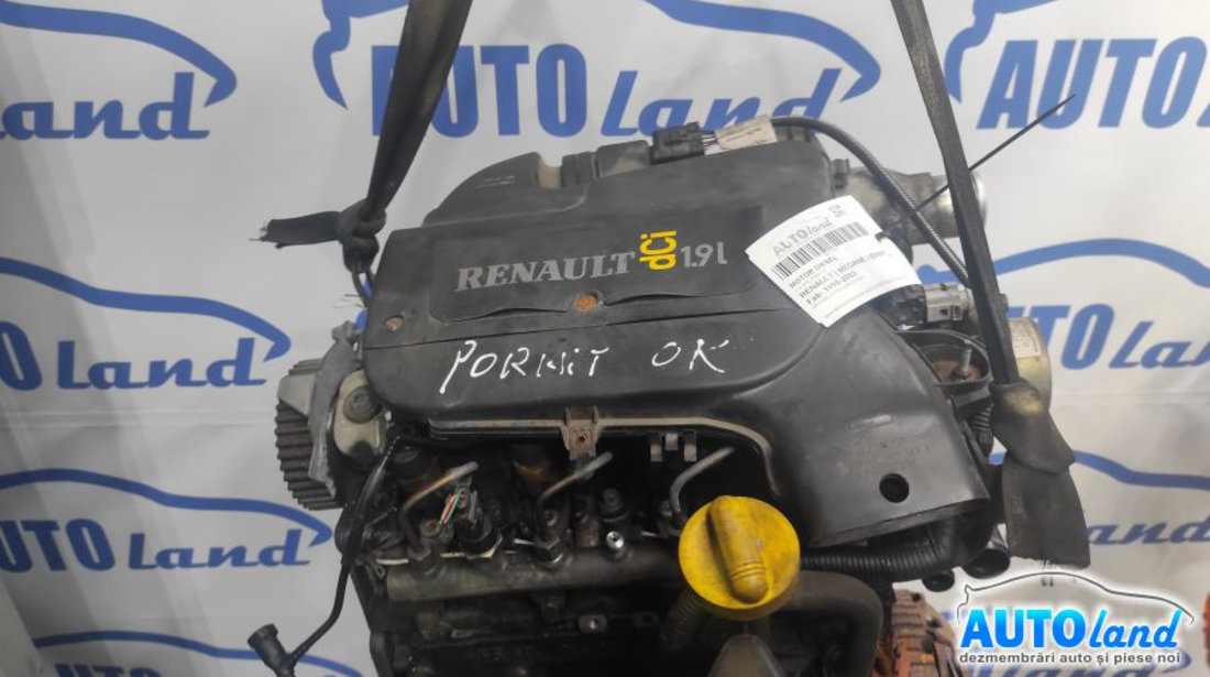 Motor Diesel F9q732 1.9 DCI Are Injectoarele Renault MEGANE I BA0/1 1996-2003