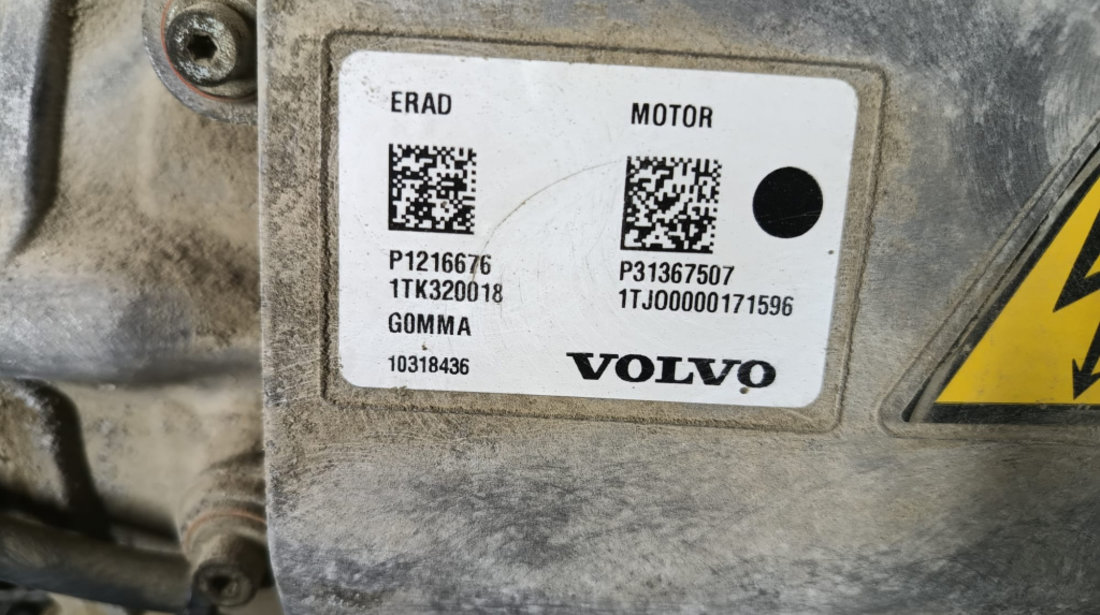 Motor electric hybrid 2.0 p31367507 p1216676 Volvo XC60 2 [2017 - 2020] 2.0 benzina plug-in hybrid B 4204 T27