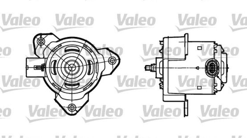 Motor electric,ventilator (698302 VALEO) RENAULT