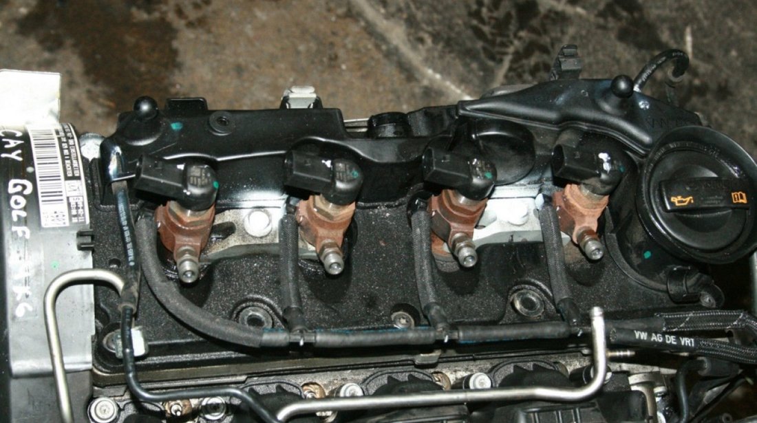 Motor fara accesorii vw jetta III 1.6 tdi cayc 105 cai