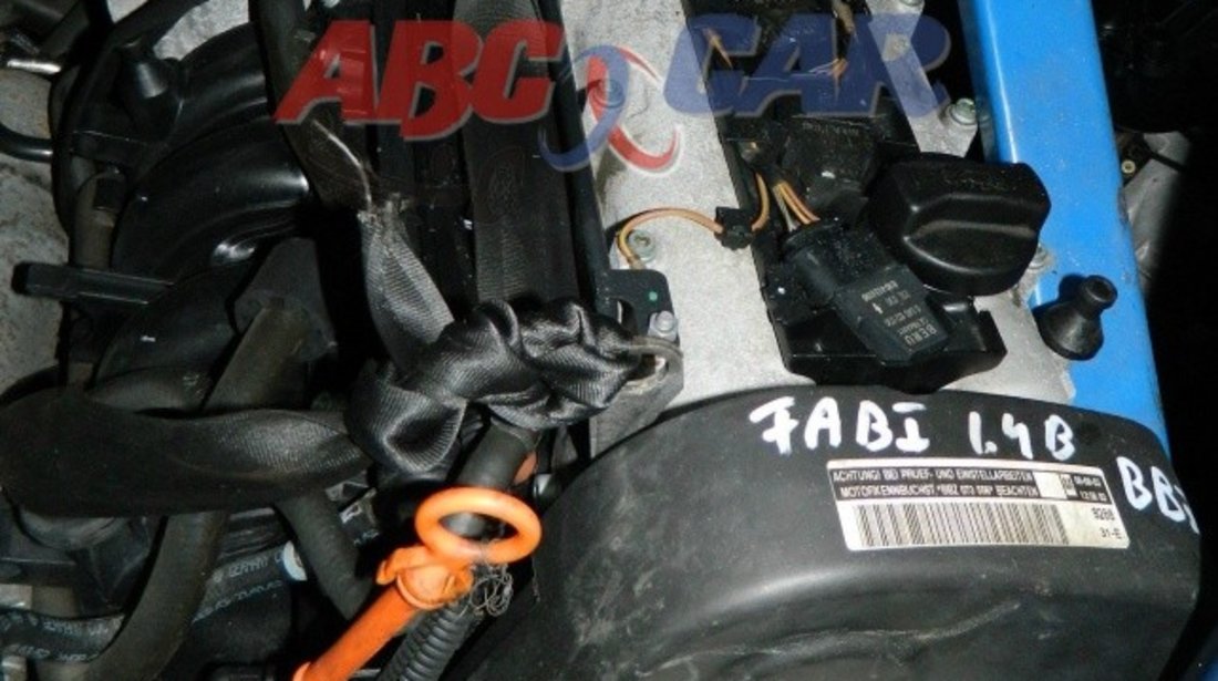 Motor fara anexe Seat Ibiza 1.4 benzina 16V Cod: BBZ