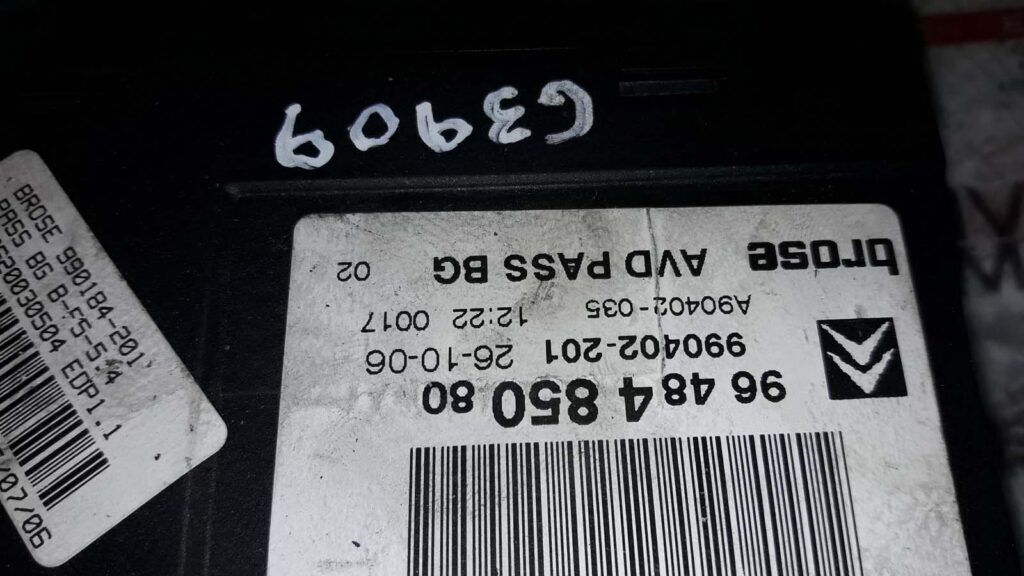 MOTOR geam fata dreapta CITROEN C5 96 484 850 80 / 9648485080 / 990402 201 / 99040220196 484 850 80 / 9648485080 / 990402 201 / 990402201