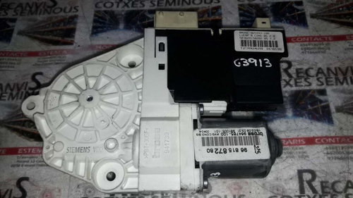 MOTOR geam fata stanga PEUGEOT 307 96 815 872 80 / 968158728096 815 872 80 / 9681587280