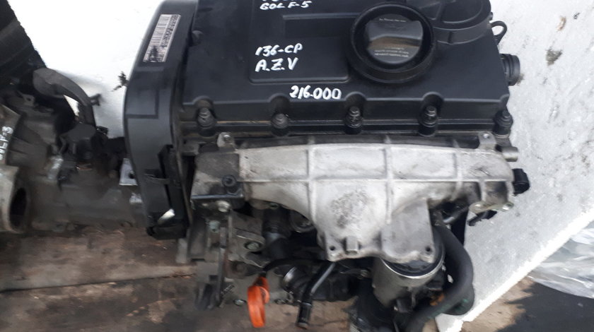 Motor golf 5 touran octavia 2 audi a3 8l toledo 3 leon jetta 2.0 tdi 136 cp 100 kw AZV fabr 2007
