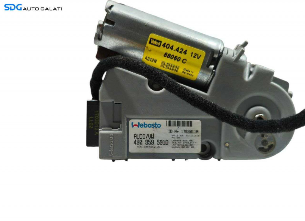 Motor Motoras Actionare Trapa Audi A6 C5 1994 - 2005 Cod 4B0959591D [LR1383]