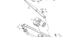 Motor stergator parbriz Seat Altea (poz.1) SEAT OE...