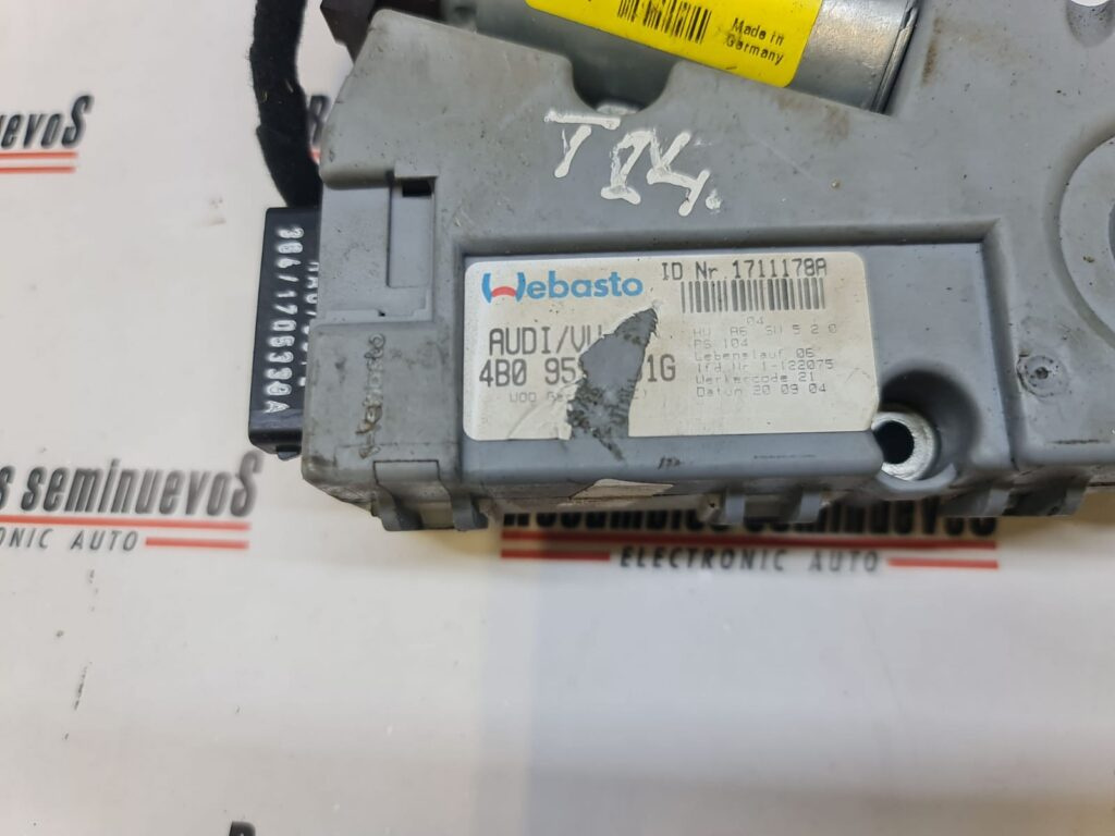 MOTOR trapa SOLAR VOLKSWAGEN TOURAN 4B0 959 591 G / 4B0959591G / 1T08770414B0 959 591 G / 4B0959591G / 1T0877041