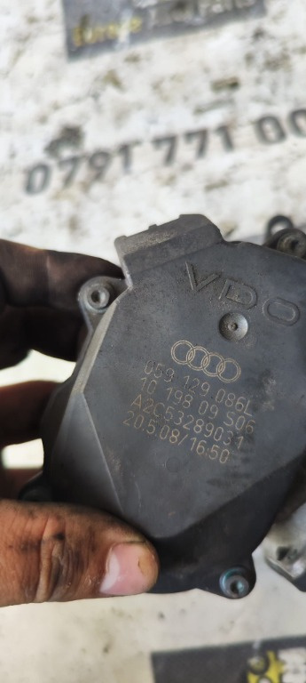 Motoras admisie Audi A6 2.7 TDI cod motor CGK an 2010 cod 059129086L