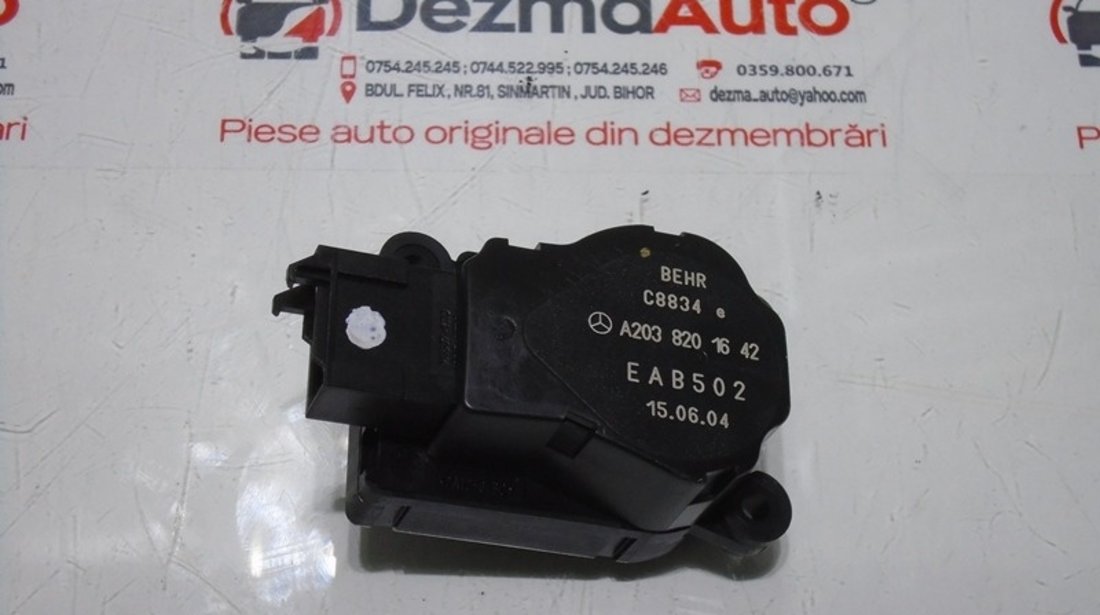 Motoras aeroterma bord A2038201642, Mercedes Clasa C (W203) (id:298944)