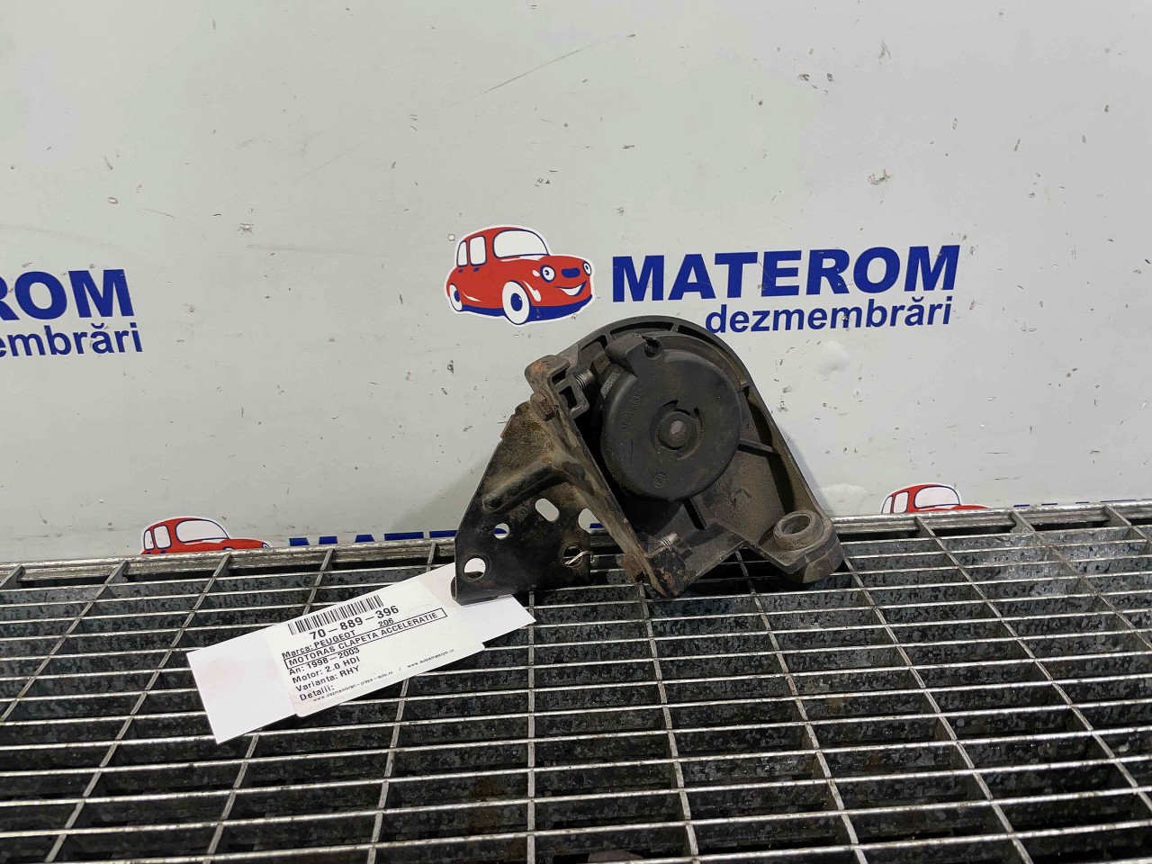 MOTORAS CLAPETA ACCELERATIE PEUGEOT 206 2.0 HDI - (1998 2003)
