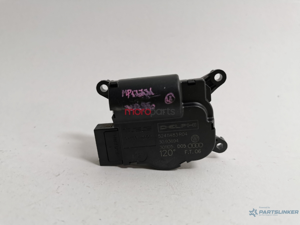 Motoras clapeta aeroterma bord VOLKSWAGEN TOUAREG (7LA, 7L6, 7L7) [ 2002 - 2013 ] Delphi OEM 52411483R04