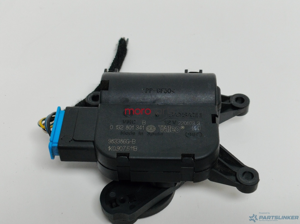 Motoras clapeta aeroterma VOLKSWAGEN PASSAT CC (357) [ 2008 - 2012 ] TDI (CBAB, CFFB) 103KW|140HP VAG OEM 1K0907511B