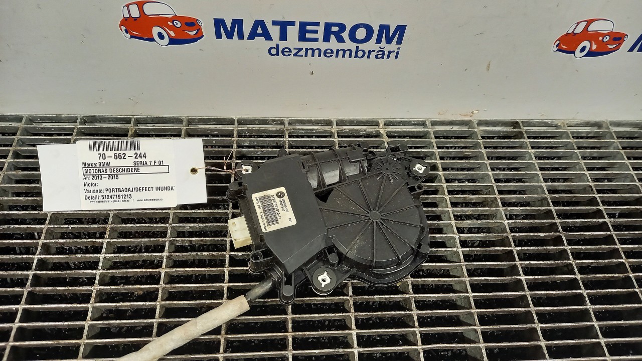 MOTORAS DESCHIDERE BMW SERIA 7 F 01 SERIA 7 F 01 - - (2013 2015)