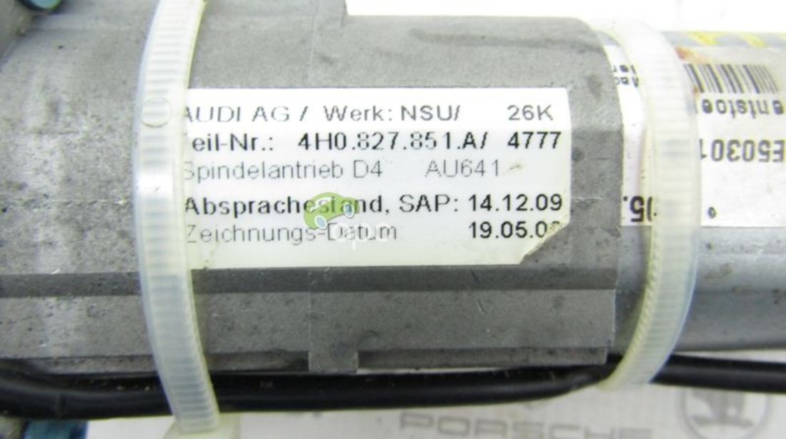 Motoras deschidere portbagaj Original Audi A8 4H D4 - Cod: 4H0827851A
