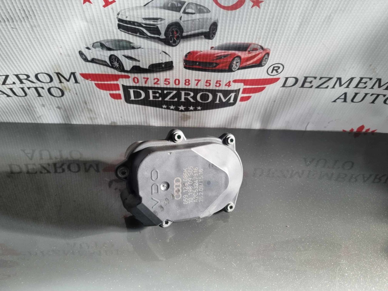 Motoras galerie admisie 059129086K VW Touareg II (7P) 3.0 V6 TDI 240 cai