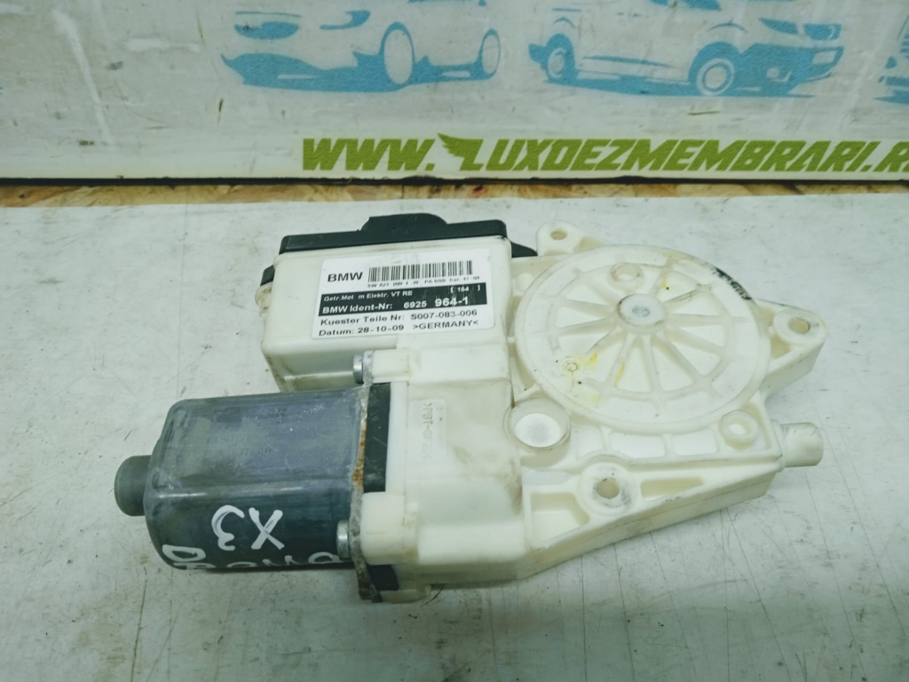 Motoras geam dreapta fata 6925964-1 BMW X3 E83 [2003 - 2006]