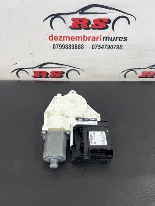 Motoras geam dreapta fata Audi A3 8P 1.6 TDi DSG Automat Facelift sedan 2012 (8P0959802Q)