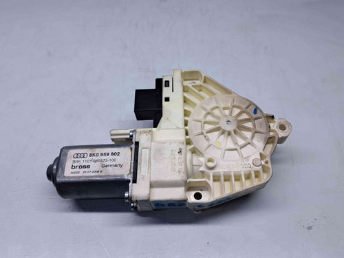 Motoras geam dreapta fata Audi A4 (8K2, B8) [Fabr 2008-2015] 8K0959802 1.8 Benz CABA 88KW / 120CP
