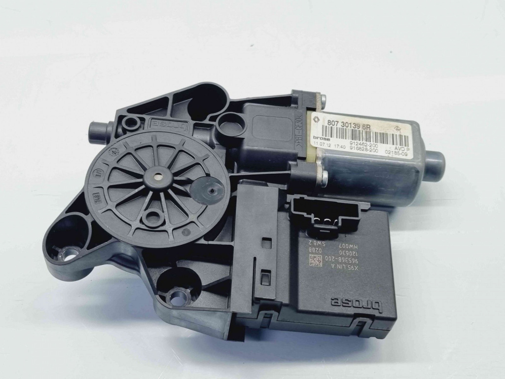 Motoras geam dreapta fata Renault Megane 3 Combi [Fabr 2008-2015] 807301396R 965368-200
