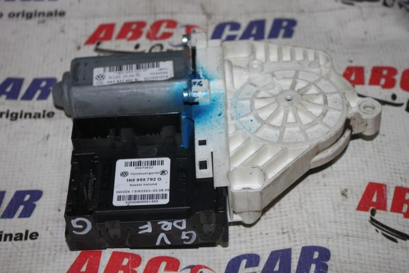 Motoras geam dreapta fata Volkswagen Golf 5 2004-2009 1K0959702K