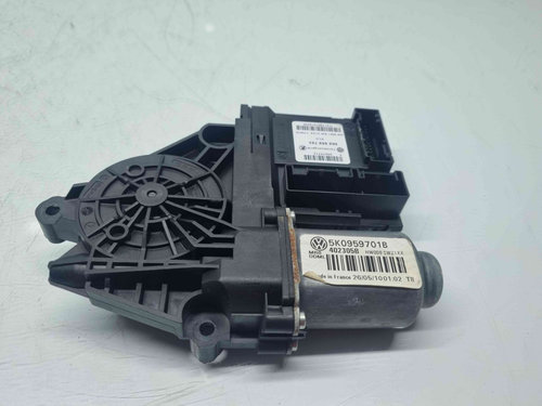 Motoras geam dreapta fata Volkswagen Golf 6 (5K1) [Fabr 2009-2013] 5K0959701B / 5K0959793