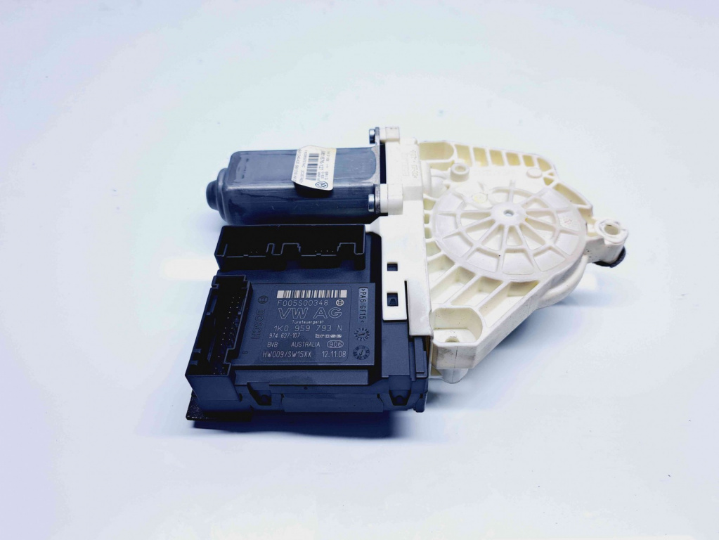 Motoras geam dreapta fata Volkswagen Passat B6 (3C2) [Fabr 2005-2010] 1K0959701AC ./ 1K0959793N