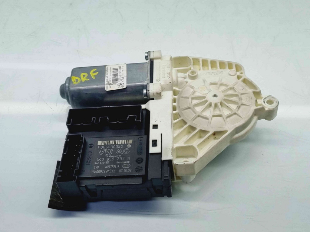 Motoras geam dreapta fata Volkswagen Passat B6 Variant (3C5) [Fabr 2005-2010] 1K0959701AC 1K0959792N