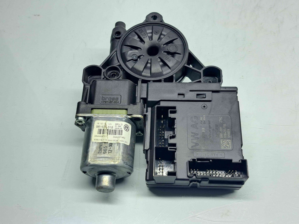 Motoras geam dreapta fata Volkswagen Passat B7 (365) Variant [Fabr 2010-2014] 3AA959701 3C0959793B