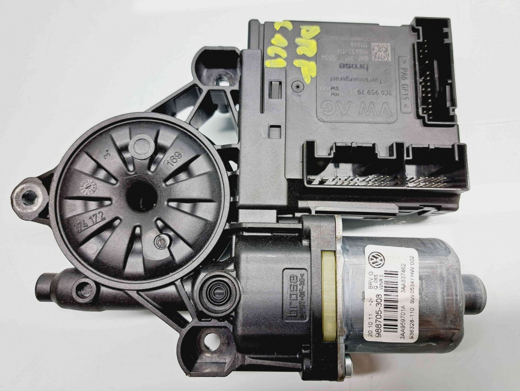 Motoras geam dreapta fata Volkswagen Passat B7 (365) Variant [Fabr 2010-2014] 988705-308/3C0959793C