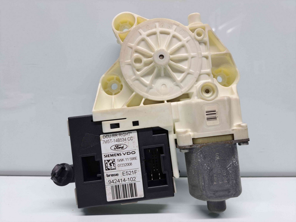 Motoras geam dreapta spate Ford Focus 2 (DA) [Fabr 2004-2012] 7M5T-14B534-CC