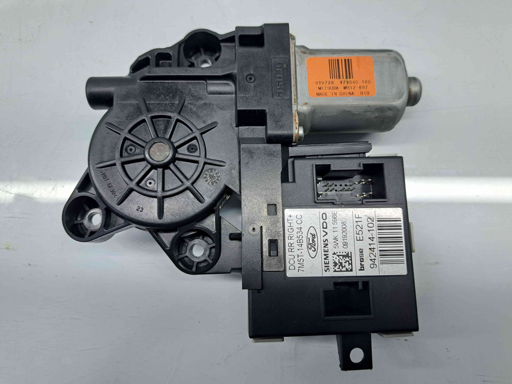 Motoras geam dreapta spate Ford Kuga I [Fabr 2008-2012] 7M5T-14B534-CC