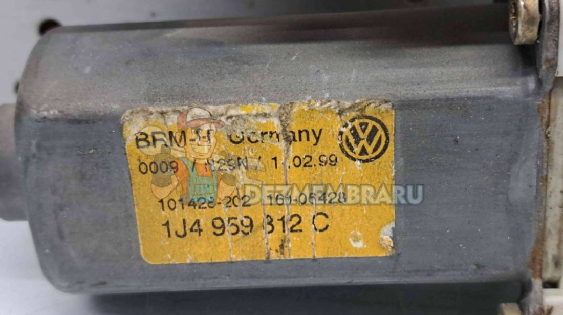 Motoras geam dreapta spate Volkswagen Bora (1J2) [Fabr 1998-2005] 1J4959312C