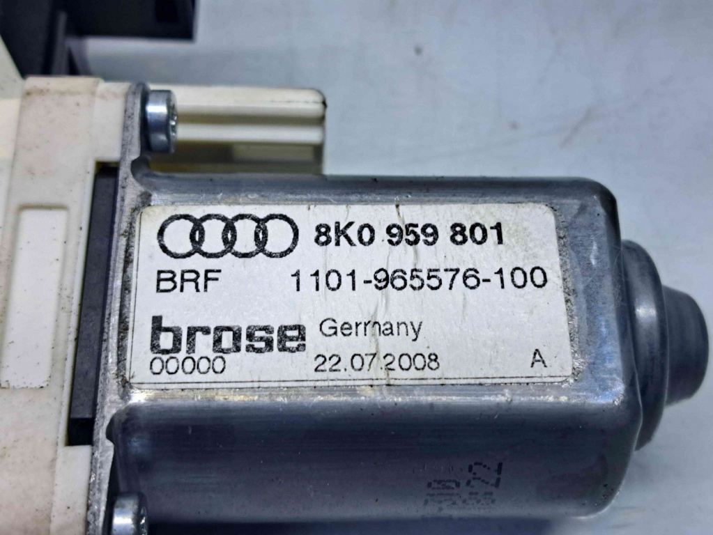 Motoras geam stanga fata Audi A4 (8K2, B8) [Fabr 2008-2015] 8K0959801 1.8 Benz CABA 88KW / 120CP