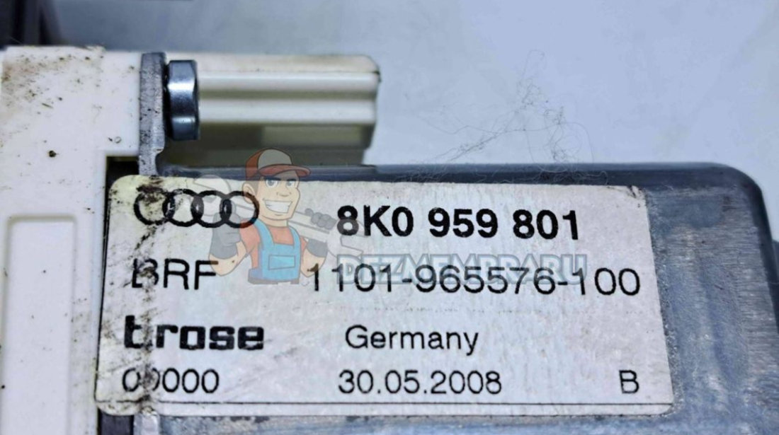 Motoras geam stanga fata Audi A4 (8K5, B8) Avant [Fabr 2008-2015] 8K0959801