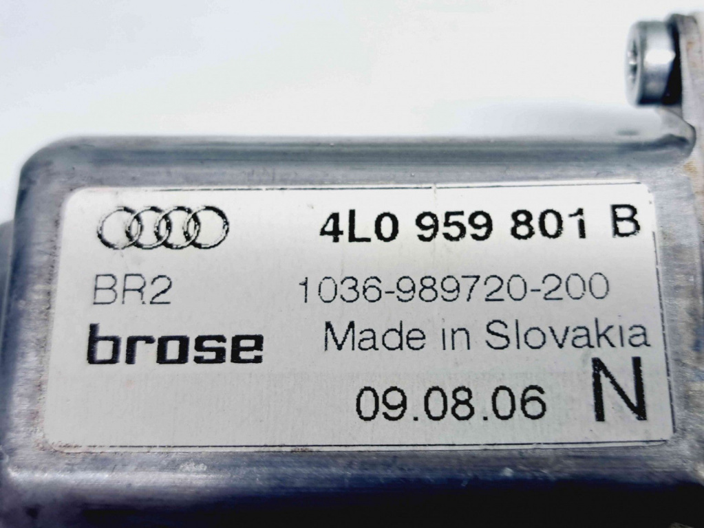 Motoras geam stanga fata Audi Q7 (4LB) [Fabr 2006-2014] 4L0959801B