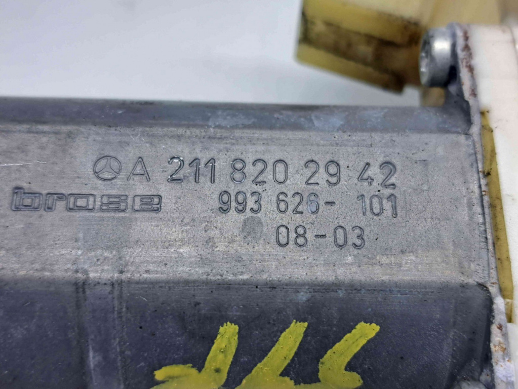 Motoras geam stanga fata Mercedes Clasa E (W211) [Fabr 2002-2009] A2118202942