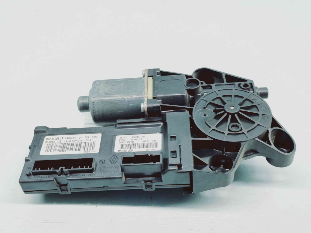 Motoras geam stanga fata Renault Scenic 3 [Fabr 2009-2015] 807310021R