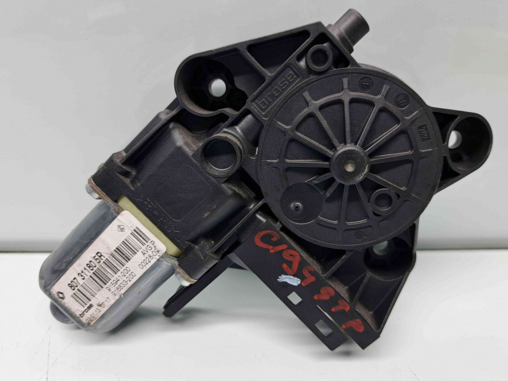 Motoras geam stanga fata Renault Scenic 3 (J95) Facelift [Fabr 2009-2015] 807311805R