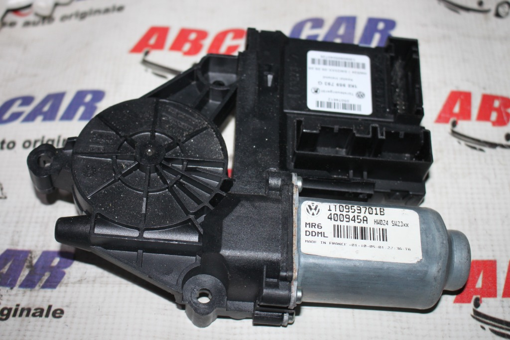 Motoras geam stanga fata Seat Leon 1P1 2006-2012 1T0959701B, 1K0959793G