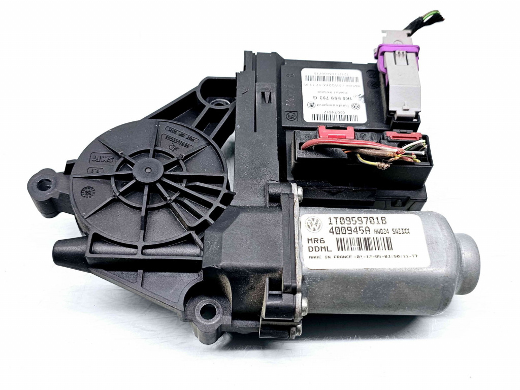 Motoras geam stanga fata Skoda Octavia 2 (1Z3) [Fabr 2004-2013] 1T0959701B 1K0959793G