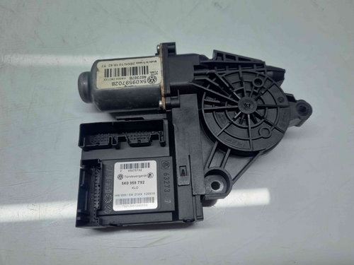 Motoras geam stanga fata Volkswagen Golf 6 (5K1) [Fabr 2009-2013] 5k0959702B / 5K0959792